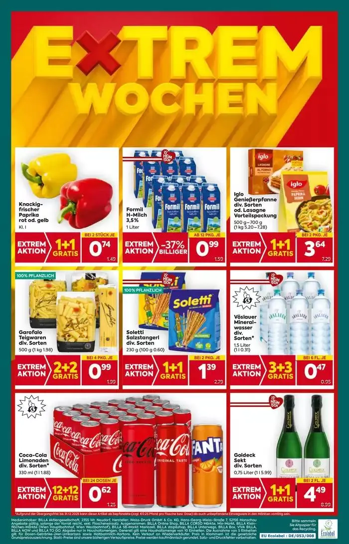 BILLA PLUS Wien von 9. Jänner bis 15. Jänner 2025 - Flugblätt seite 20