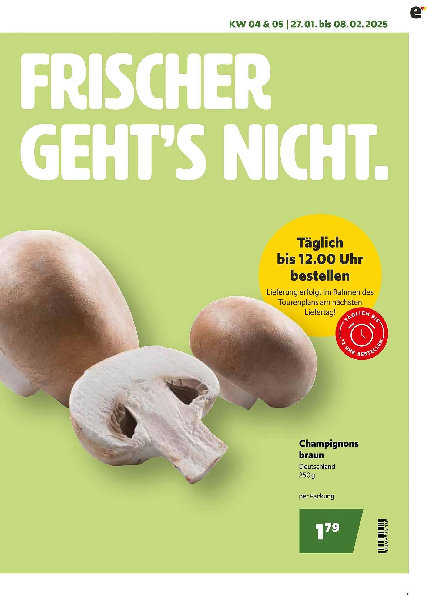 Eurogast Grissemann Flugblatt von 27. Jänner bis 8. Februar 2025 - Flugblätt seite  3