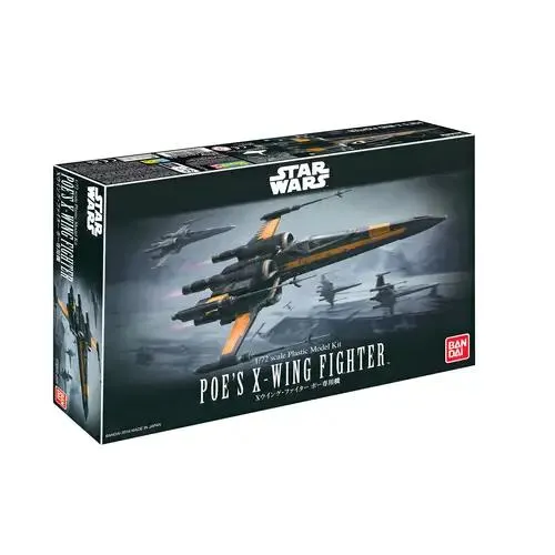BANDAI Poe s X-Wing Fighter, Bandai Modellbausatz zum Zusammenstecken Star Wars