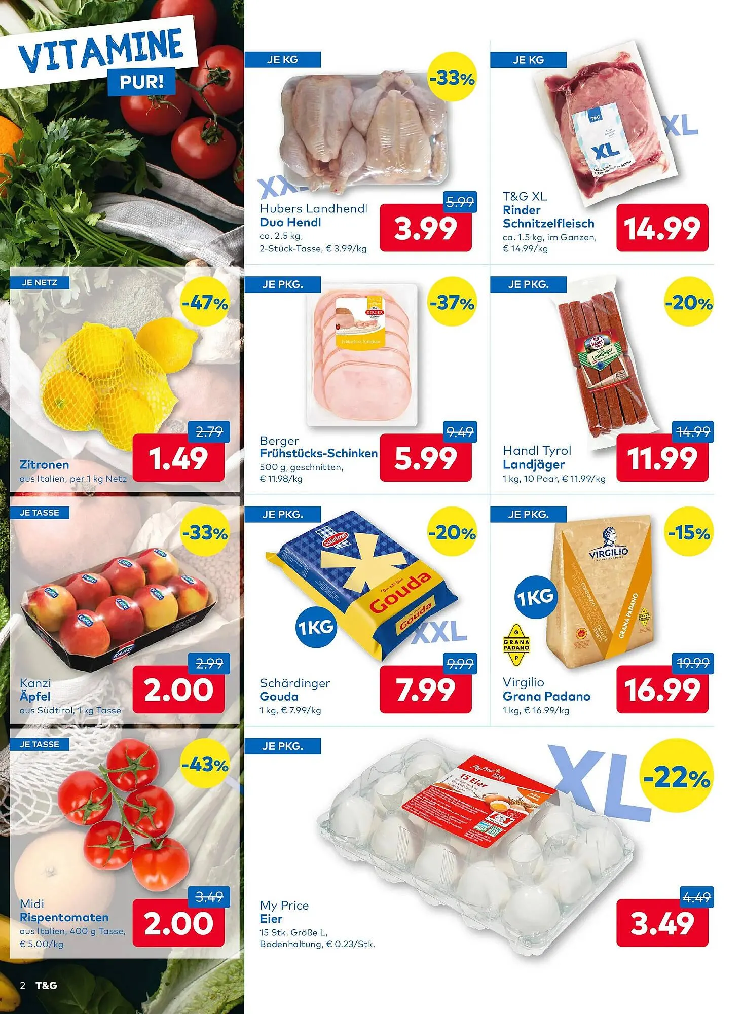 T&G Flugblatt von 15. Jänner bis 28. Jänner 2026 - Flugblätt seite  2