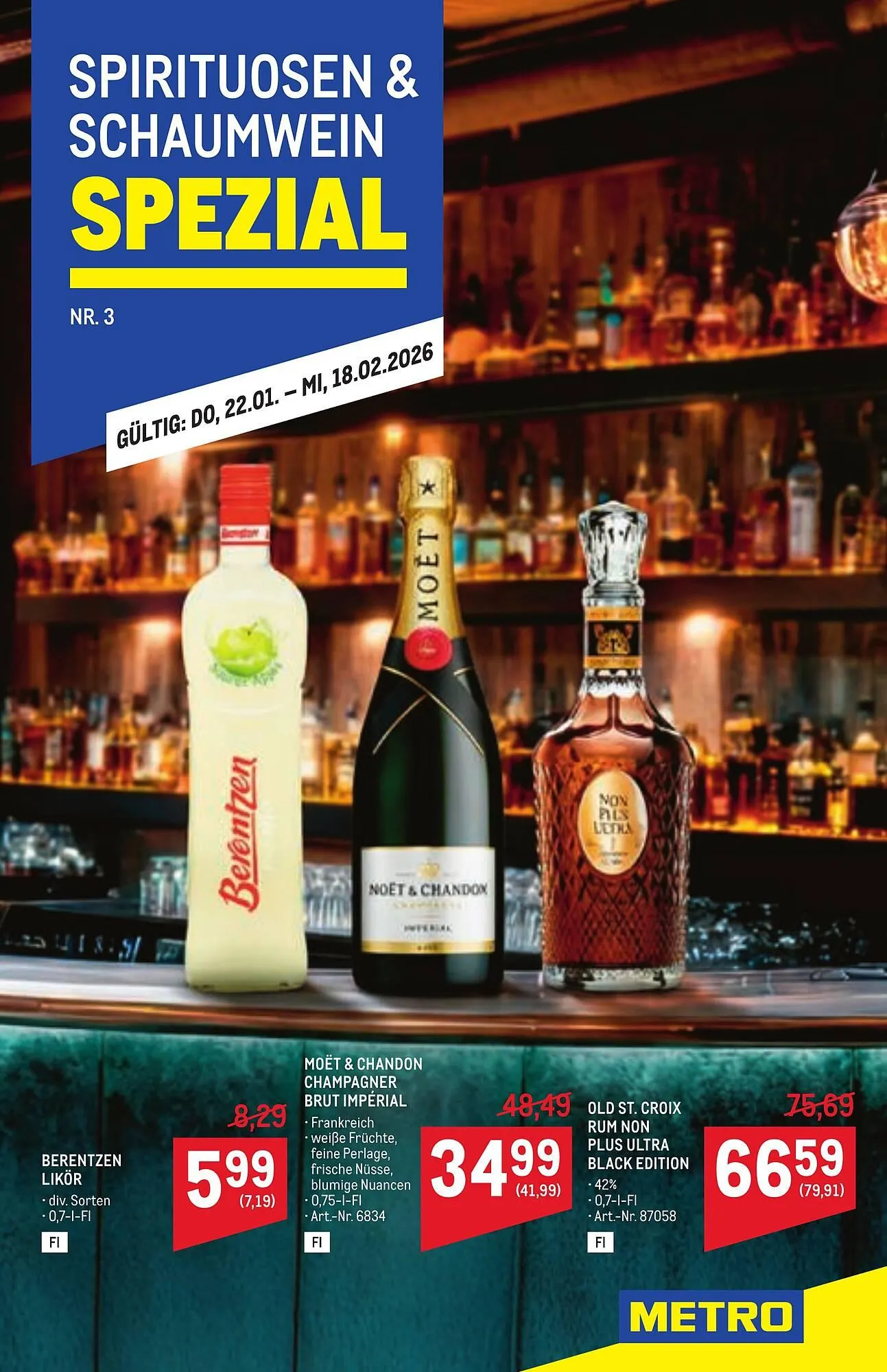 Metro Flugblatt von 22. Jänner bis 4. Februar 2026 - Flugblätt seite  1