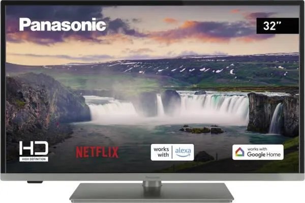 Panasonic LED-Fernseher TX-32MS350E - Schwarz-Inox-Silber