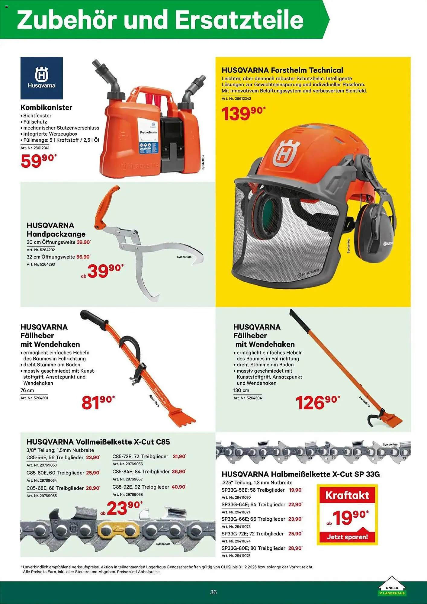 Lagerhaus Flugblatt von 5. November bis 31. Dezember 2025 - Flugblätt seite  36