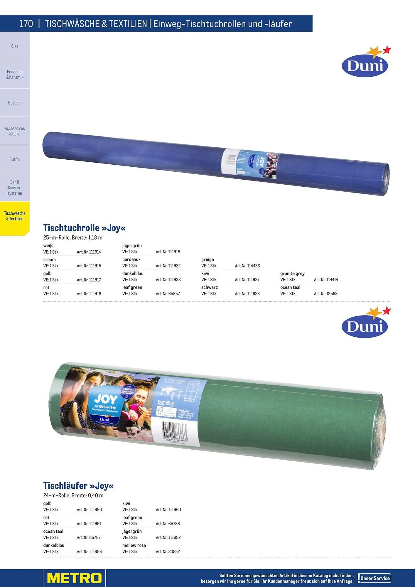 Metro Flugblatt von 25. März bis 31. Dezember 2026 - Flugblätt seite  170