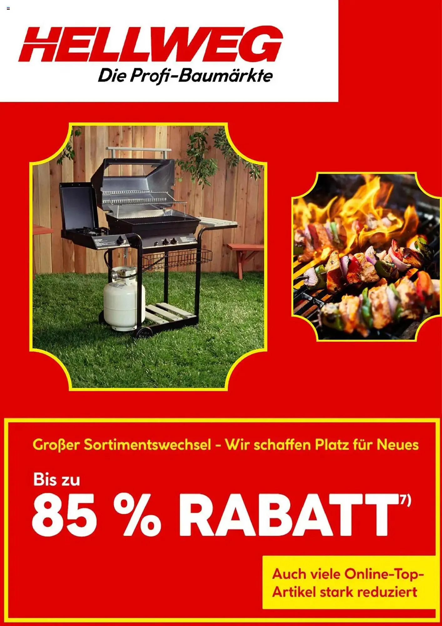 Hellweg Flugblatt von 16. Jänner bis 14. Februar 2025 - Flugblätt seite  1