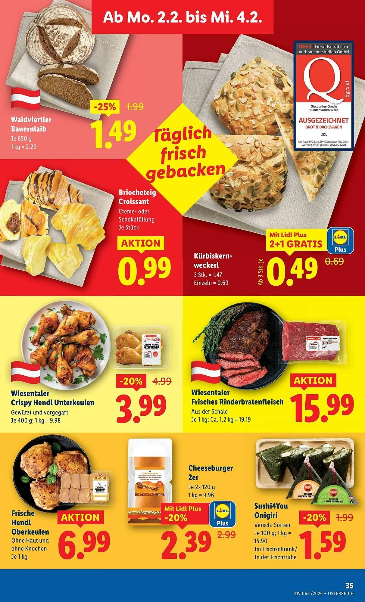 Lidl Flugblatt von 29. Jänner bis 5. Februar 2026 - Flugblätt seite 39