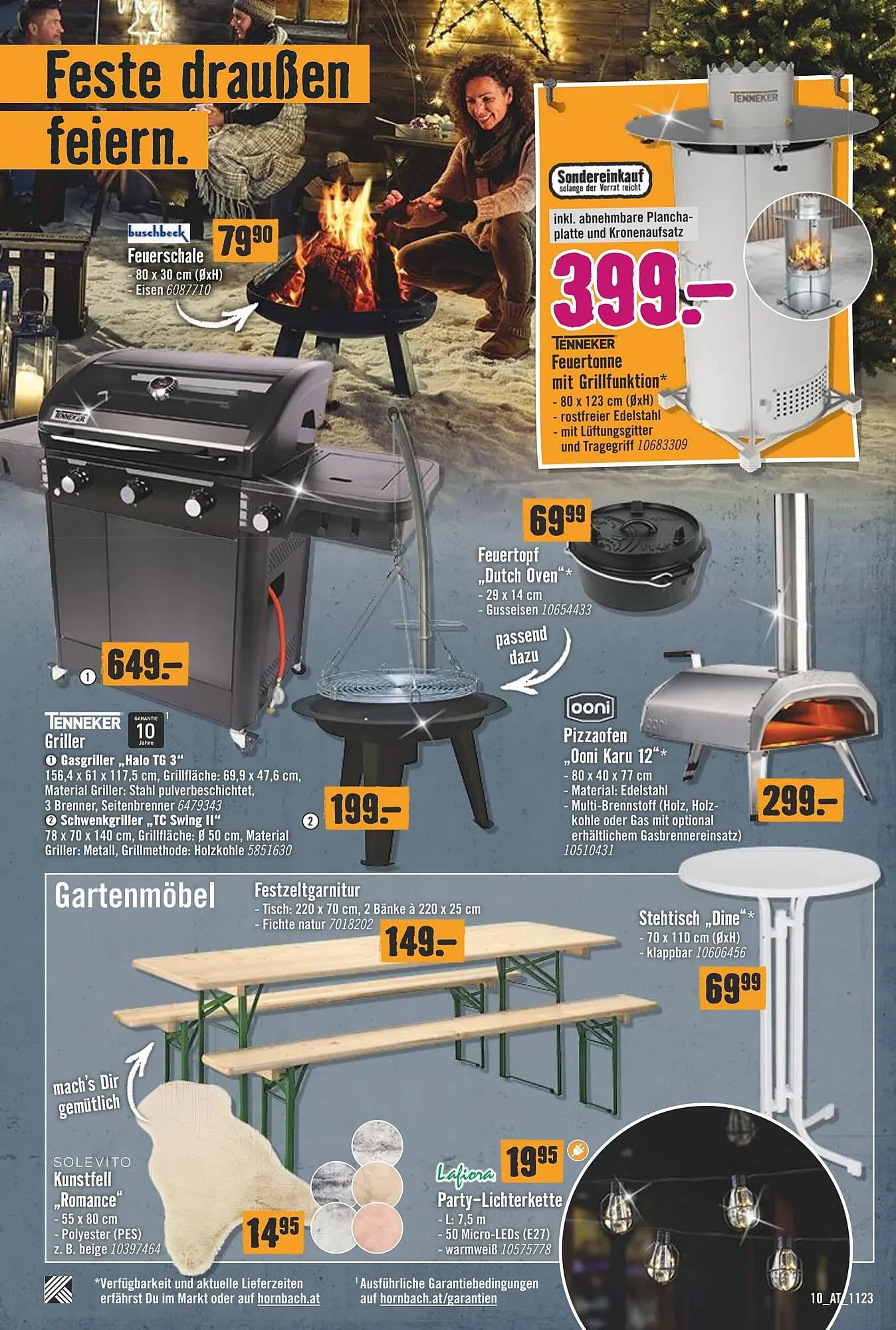 Hornbach Flugblatt von 19. November bis 19. Dezember 2023 - Flugblätt seite 10