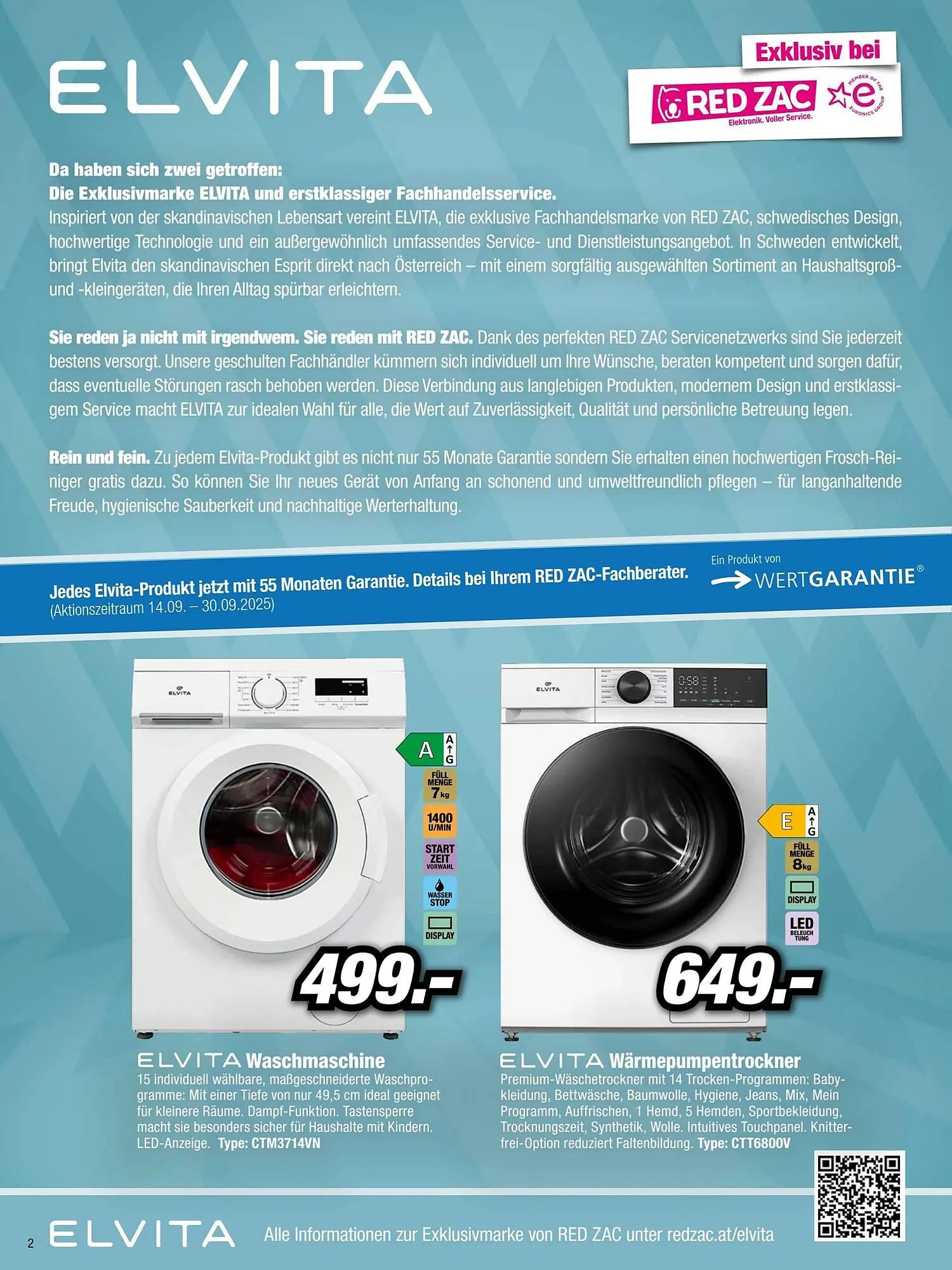 Red Zac Flugblatt von 14. September bis 31. März 2026 - Flugblätt seite  2