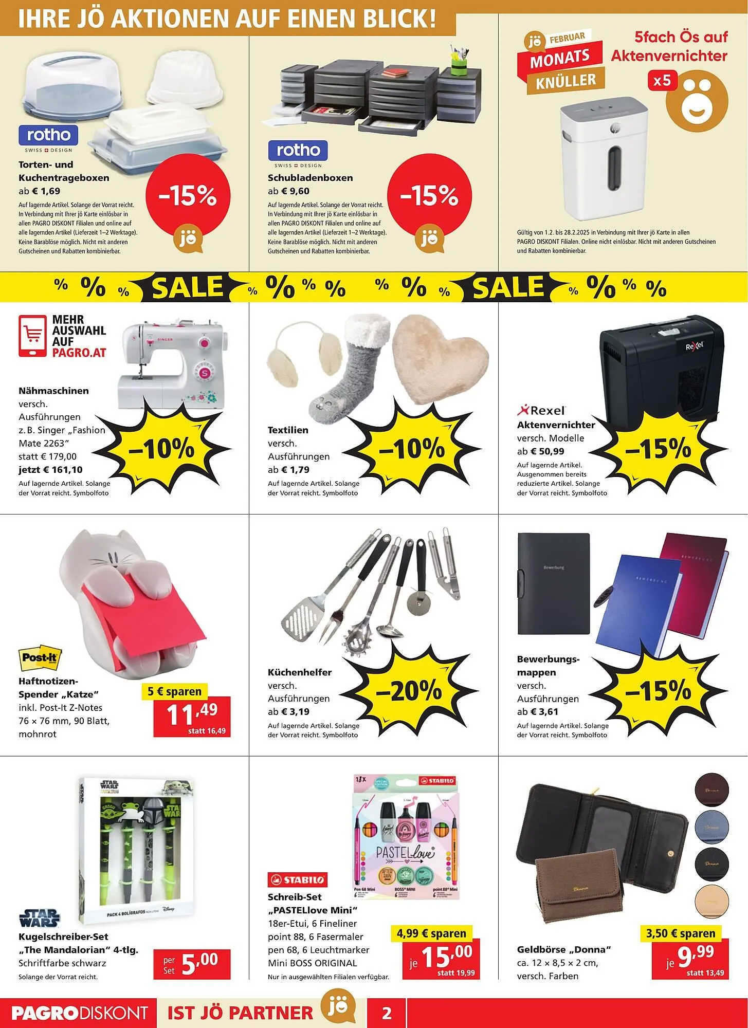 Pagro Diskont Flugblatt von 30. Jänner bis 5. Februar 2025 - Flugblätt seite 2