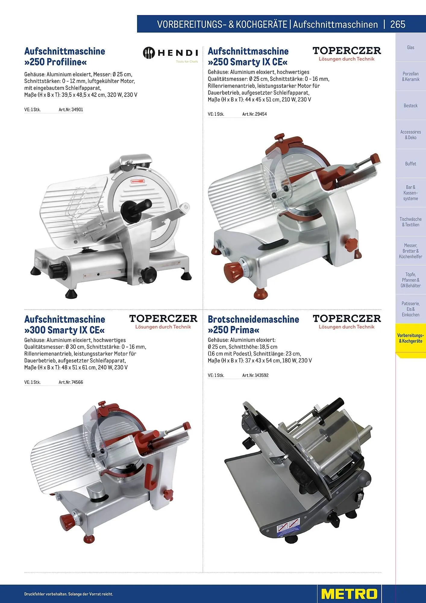 Metro Flugblatt von 25. März bis 31. Dezember 2026 - Flugblätt seite  265