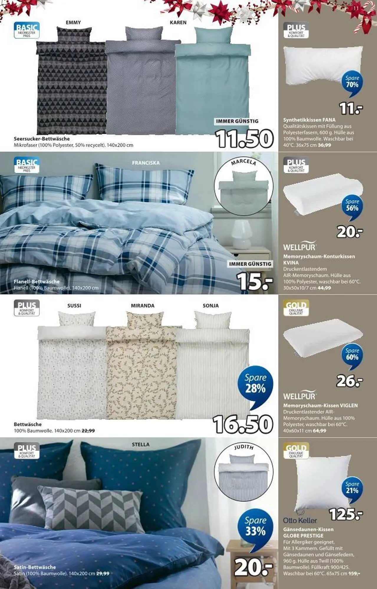 JYSK Flugblatt von 10. Dezember bis 6. Jänner 2026 - Flugblätt seite 11