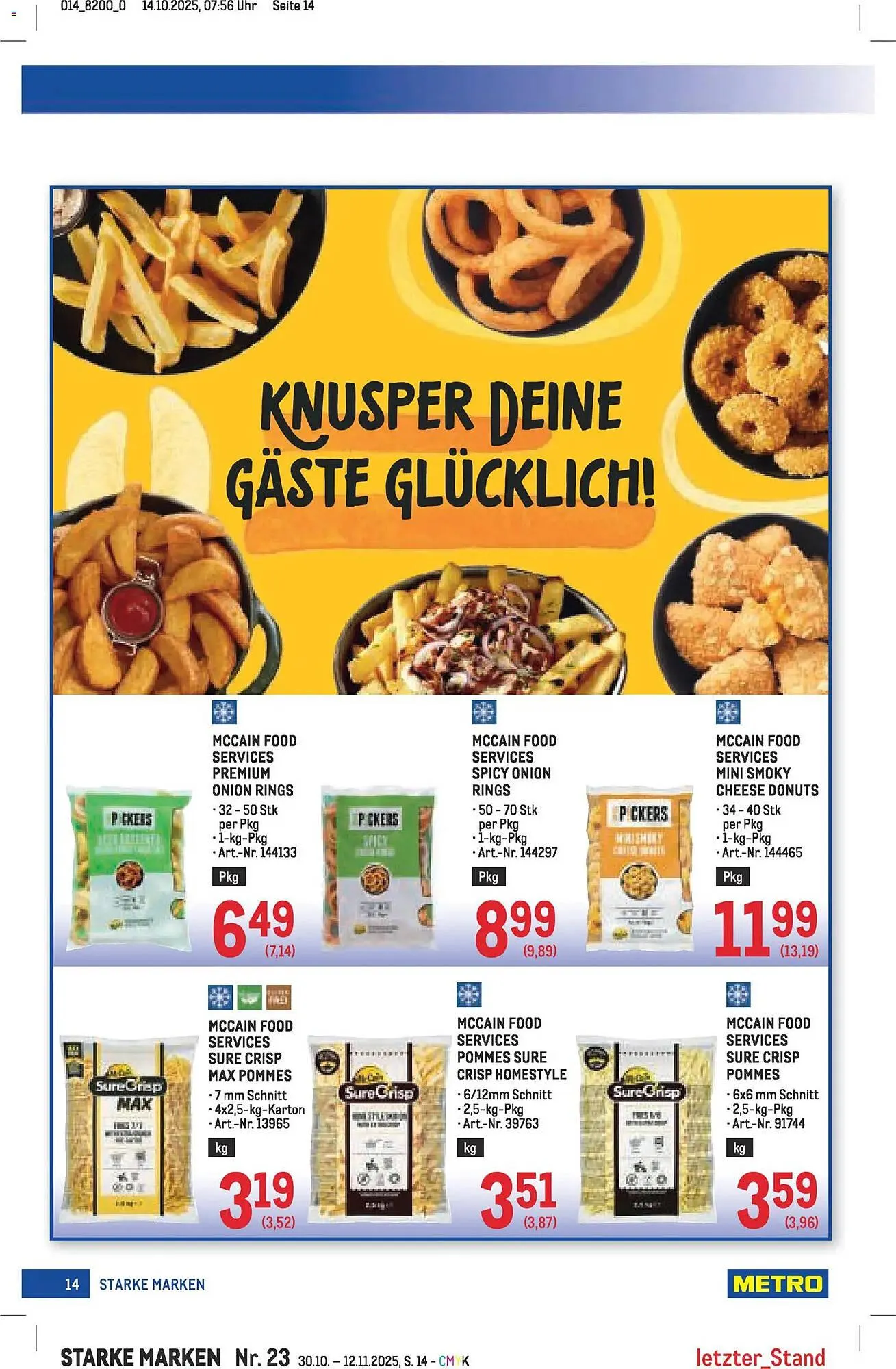 Metro Flugblatt von 30. Oktober bis 12. November 2025 - Flugblätt seite 14