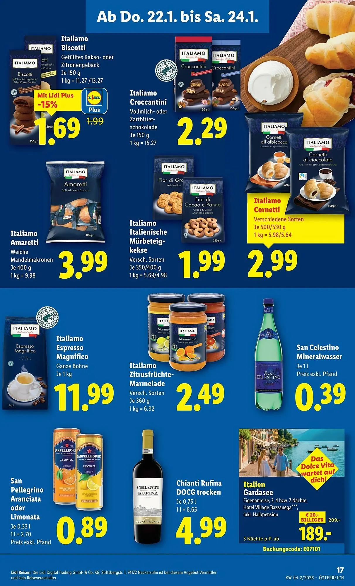 Lidl Flugblatt von 22. Jänner bis 29. Jänner 2026 - Flugblätt seite  21
