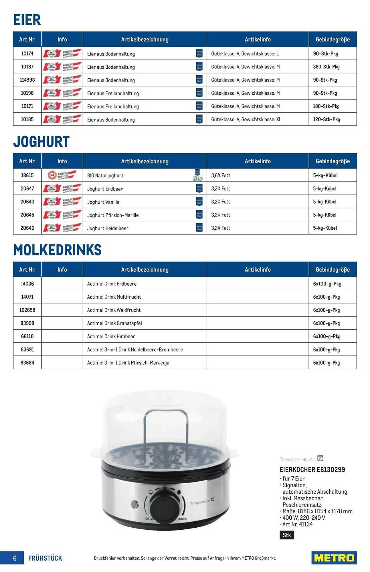 Metro Flugblatt von 18. März bis 1. April 2026 - Flugblätt seite  6