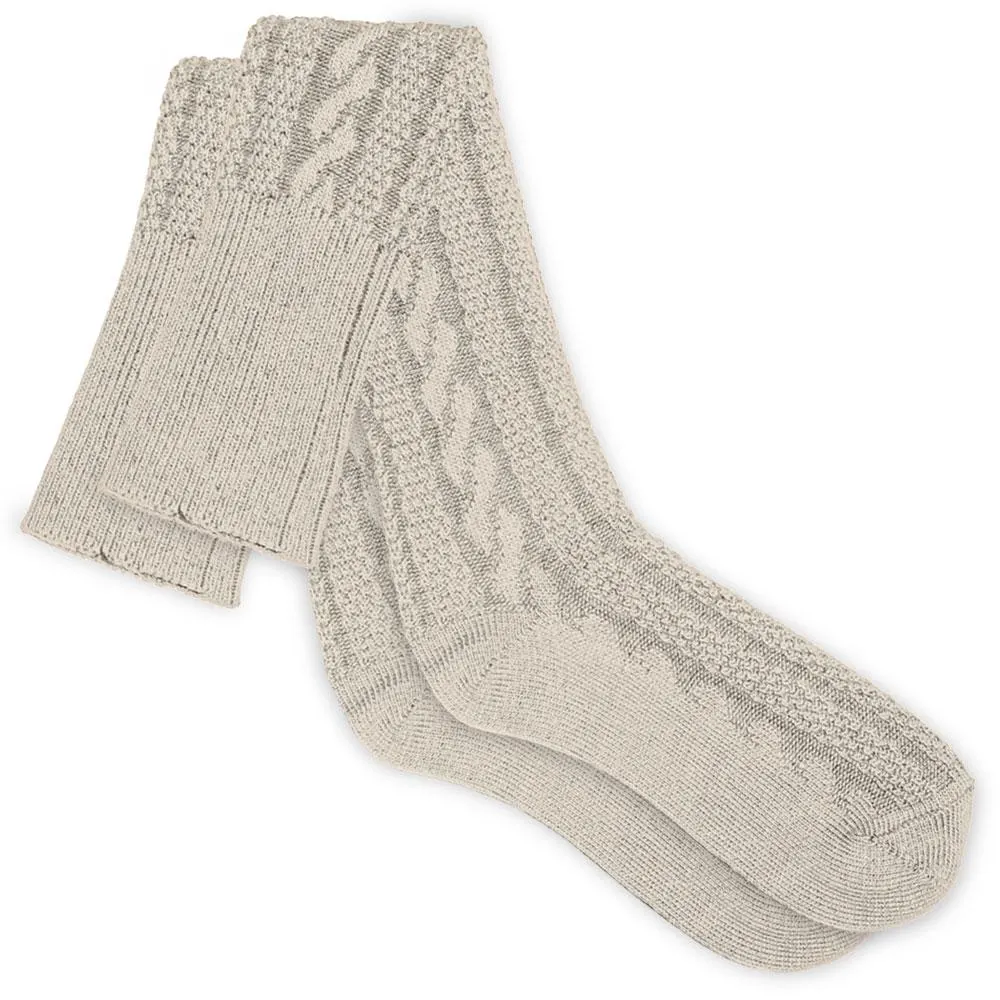 Trachtenstutzen, Beige