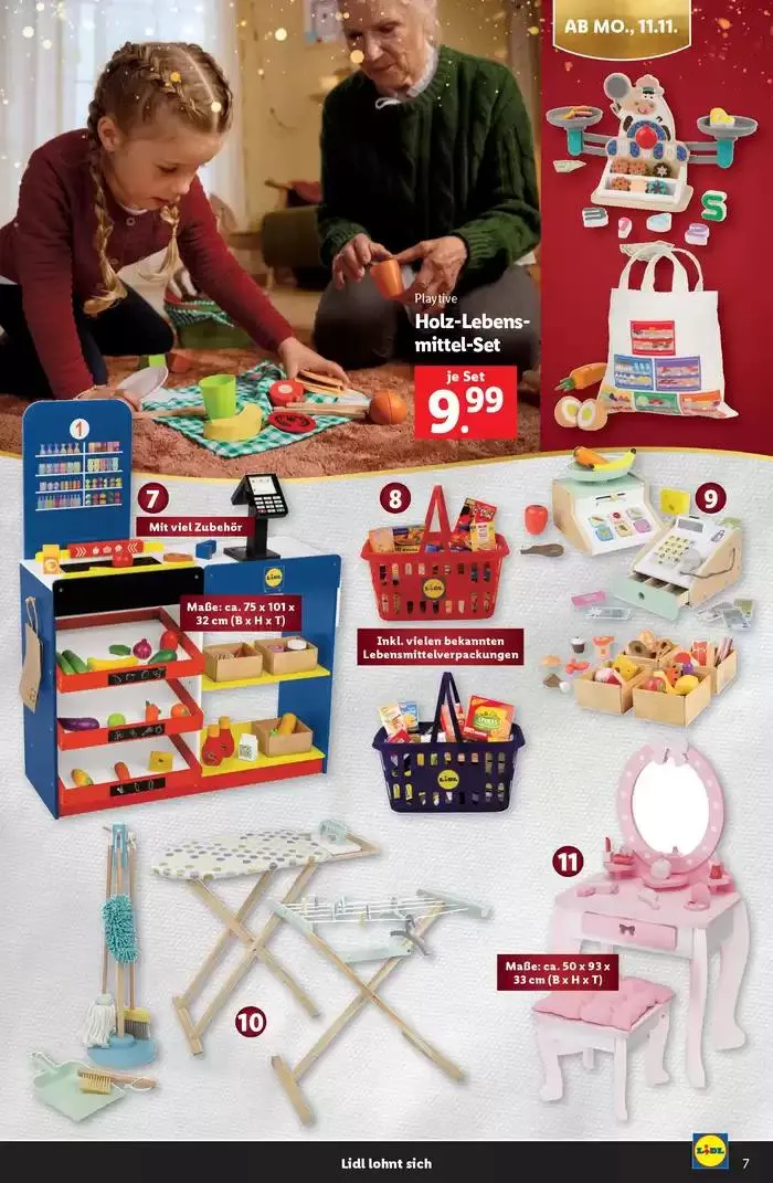 Sonderflyer Spielwarenkatalog von 4. November bis 14. Dezember 2024 - Flugblätt seite  7