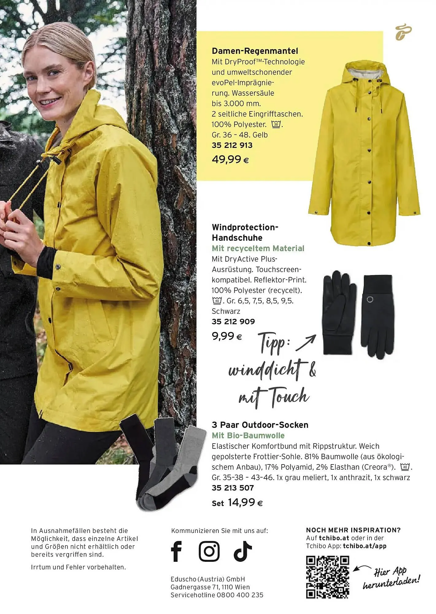 Tchibo Eduscho Flugblatt von 25. Dezember bis 7. Jänner 2026 - Flugblätt seite 21