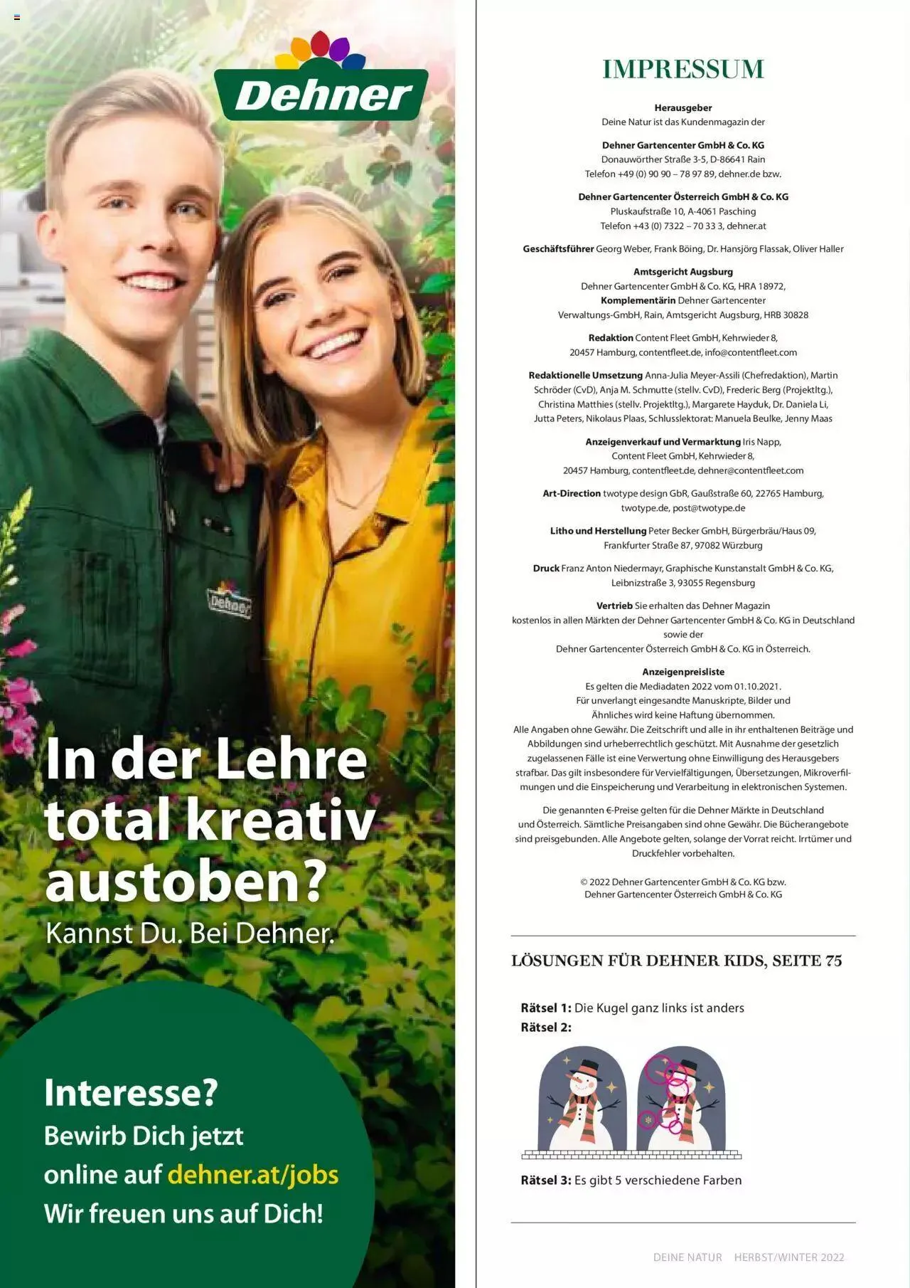 Dehner Flugblatt von 10. Oktober bis 31. Dezember 2023 - Flugblätt seite 98