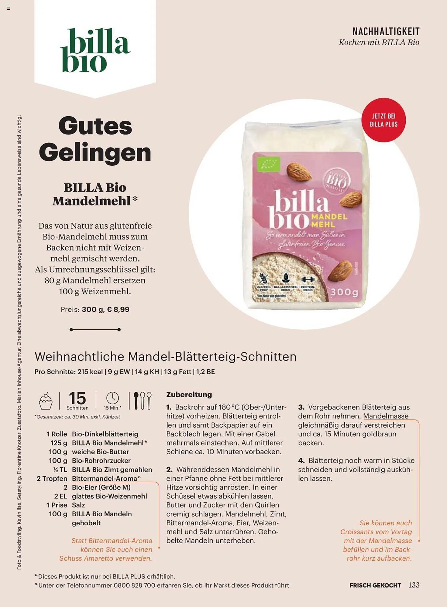 Billa Flugblatt von 1. Dezember bis 31. Dezember 2023 - Flugblätt seite  133