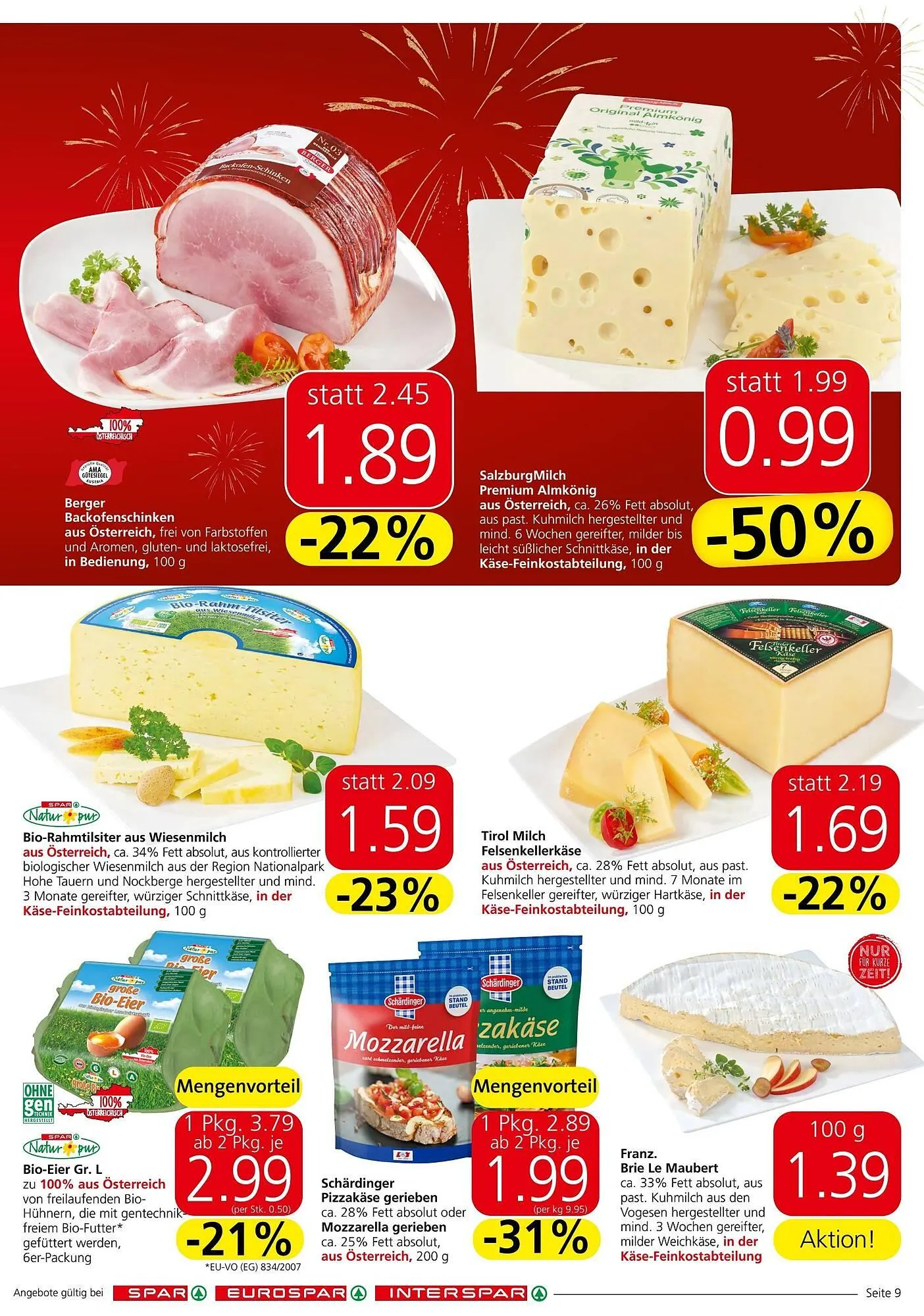 Spar Flugblatt von 17. April bis 30. April 2024 - Flugblätt seite 9