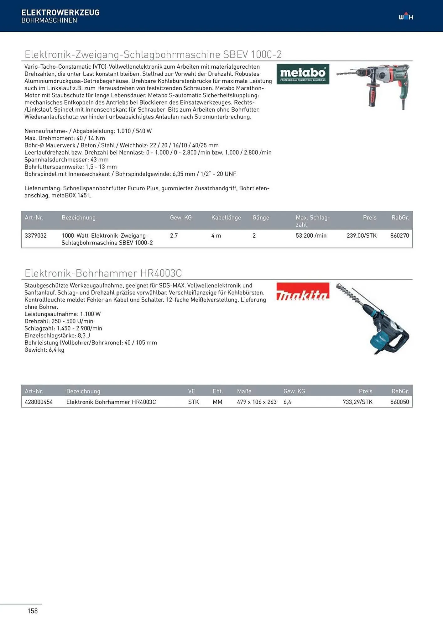 Würth Flugblatt von 22. Februar bis 31. Dezember 2024 - Flugblätt seite  158