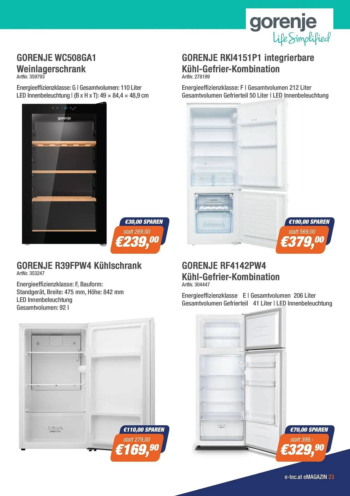 e-tec Flugblatt von 13. Juli bis 31. Juli 2023 - Flugblätt seite 23