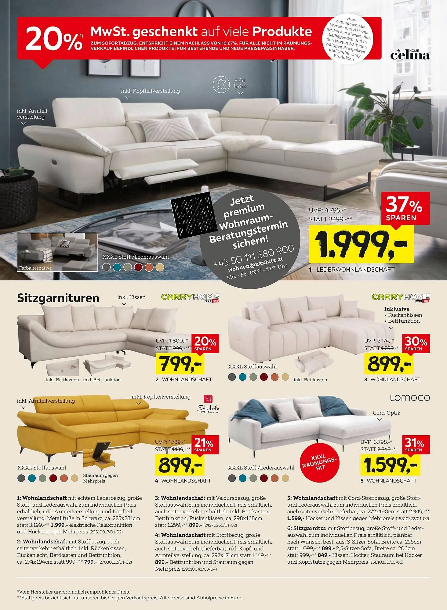 XXXLutz Prospekt von 30. Dezember bis 11. Jänner 2026 - Flugblätt seite  8