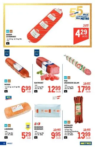 METRO Flugblatt Food - Metro Profi von 17. September bis 30. September 2026 - Flugblätt seite  12