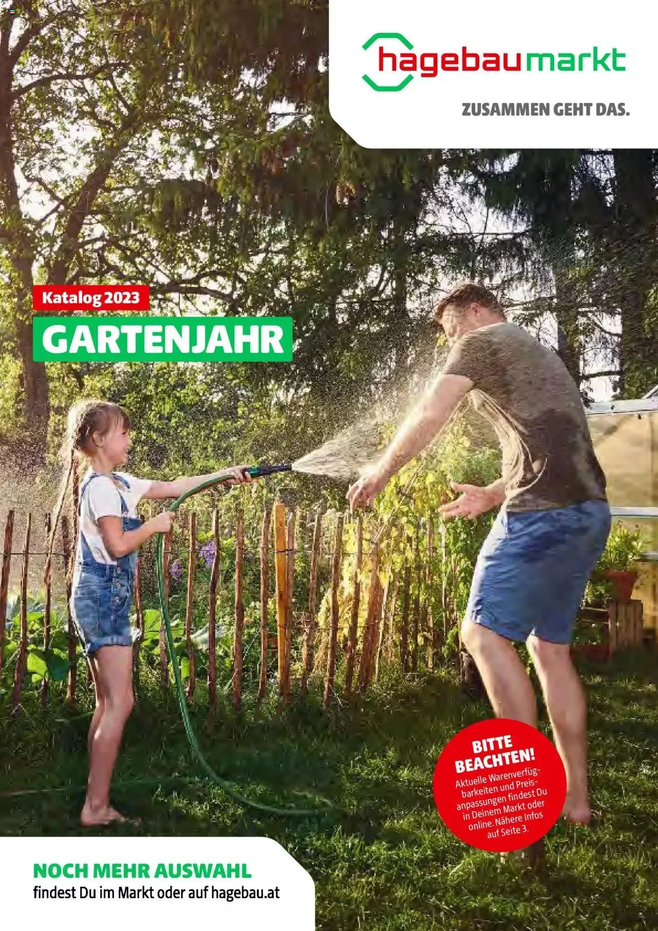 Hagebau Gartenjahr 2023 von 7. März bis 31. Dezember 2023 - Flugblätt seite  1
