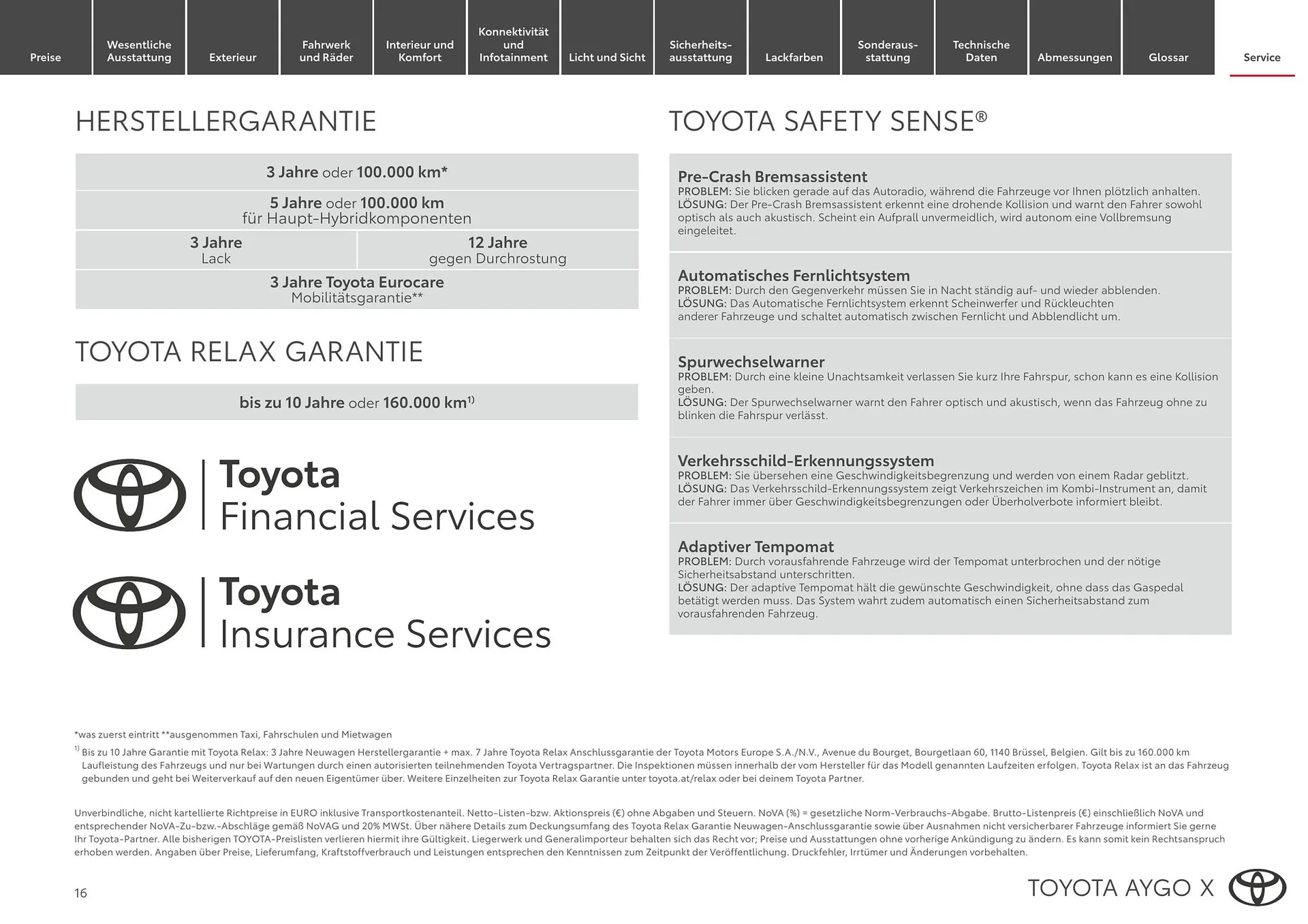 Toyota Flugblatt von 1. April bis 20. Oktober 2026 - Flugblätt seite 16