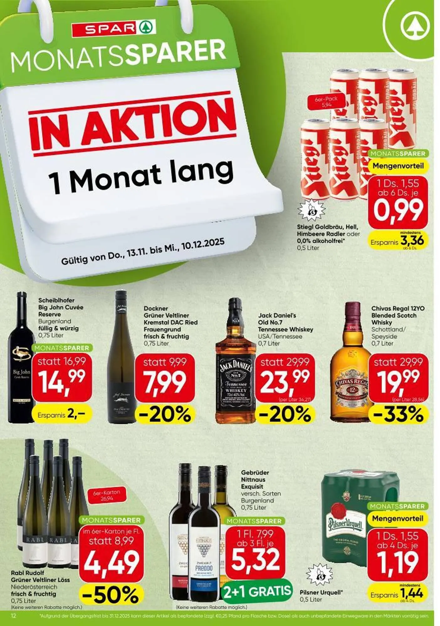 Interspar Flugblatt von 13. November bis 19. November 2025 - Flugblätt seite 12