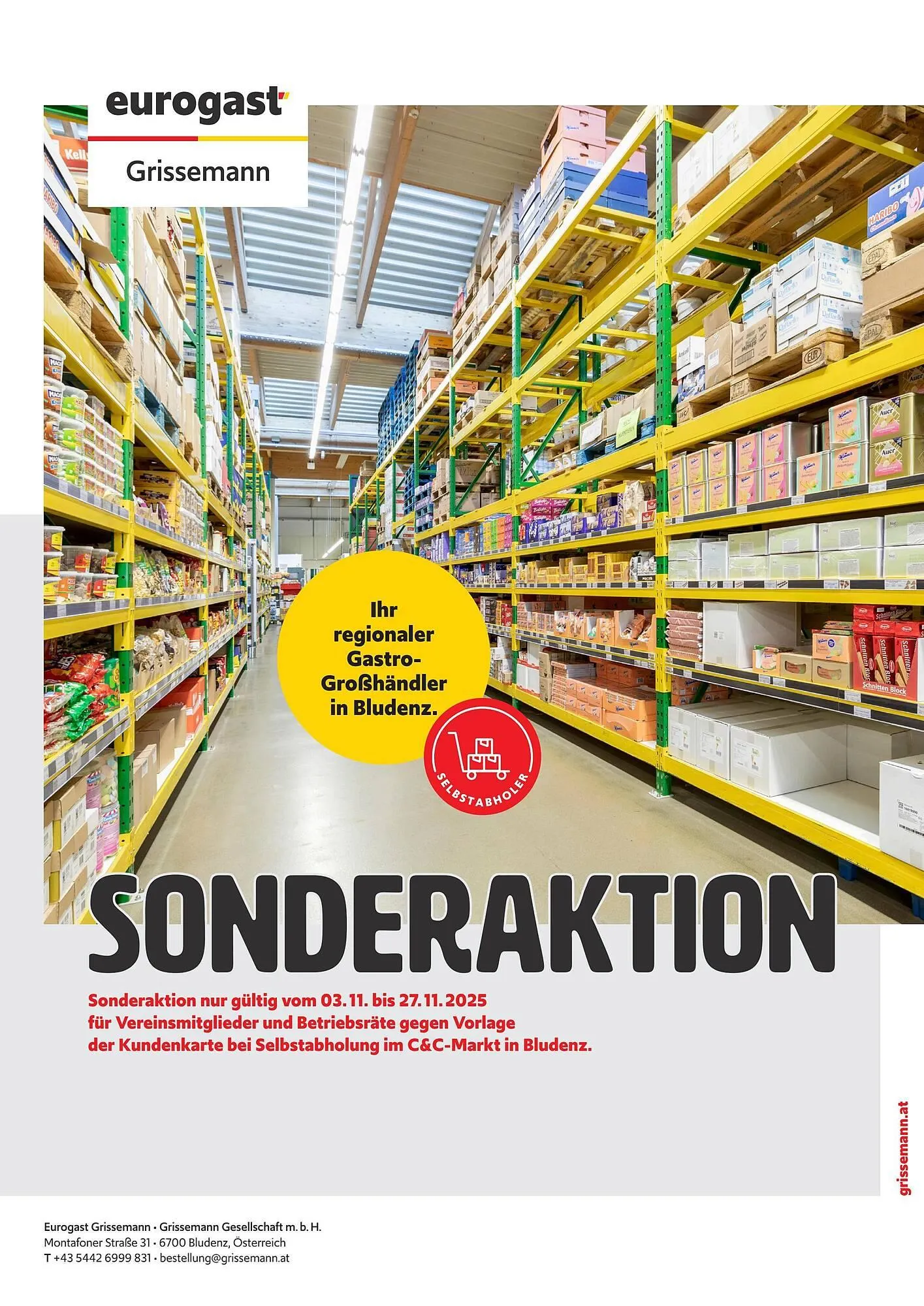 Eurogast Grissemann Flugblatt - 1