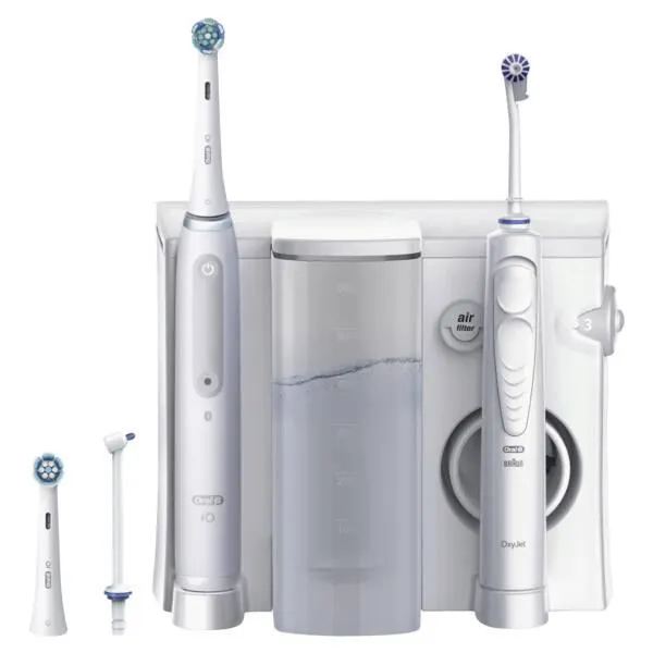 Center OxyJet Munddusche + Oral-B iO4 - Weiss