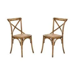 CROSS COUNTRY Stuhl 2er-Set natur