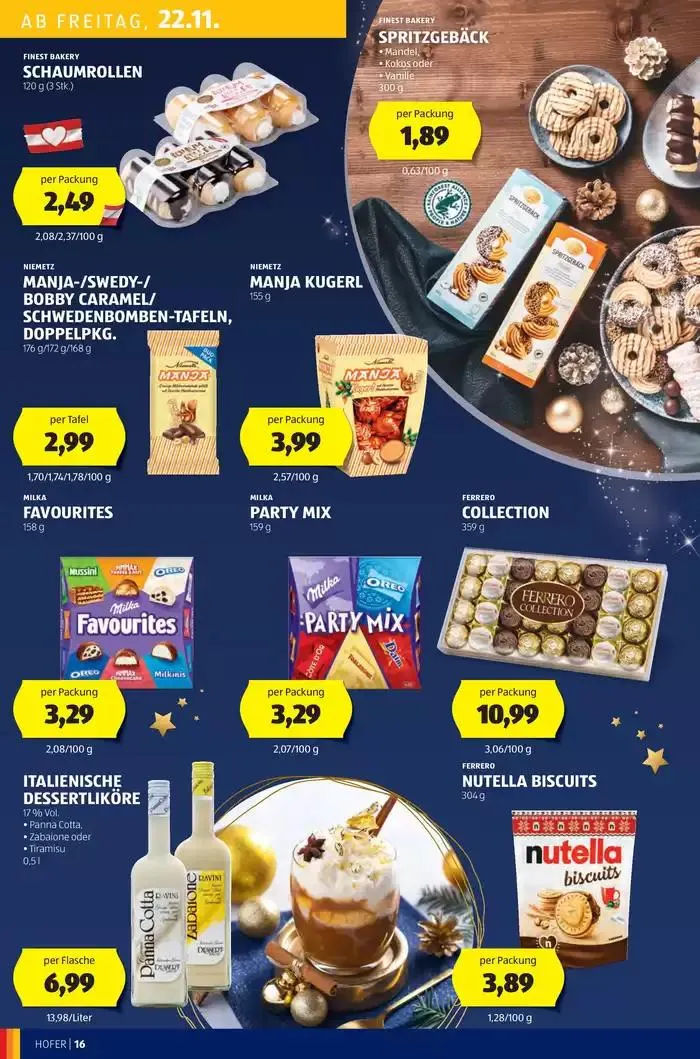 Blättern Sie online im HOFER Flugblatt von 20. November bis 4. Dezember 2024 - Flugblätt seite  18