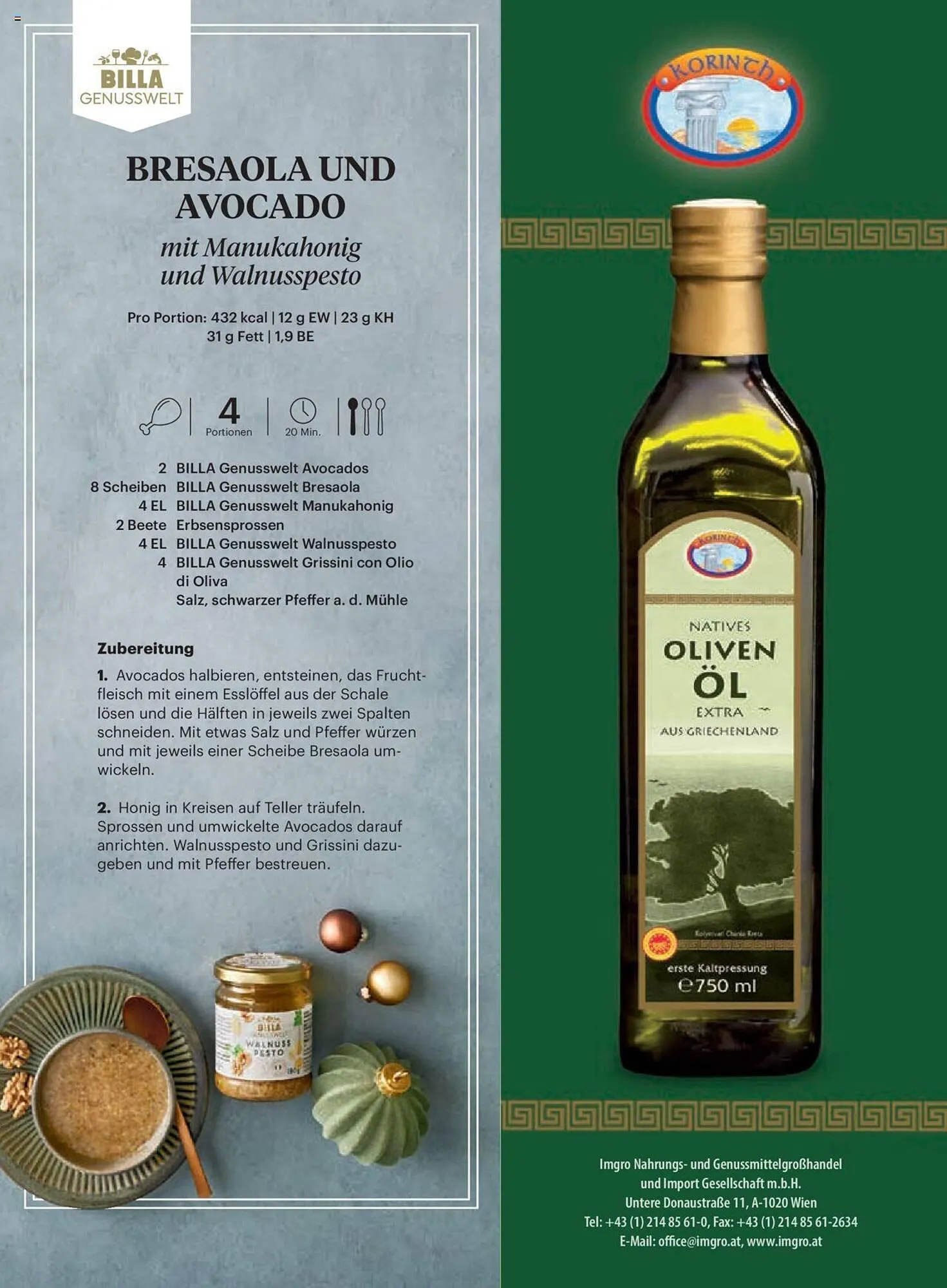 Billa Flugblatt von 1. Dezember bis 31. Dezember 2023 - Flugblätt seite  29