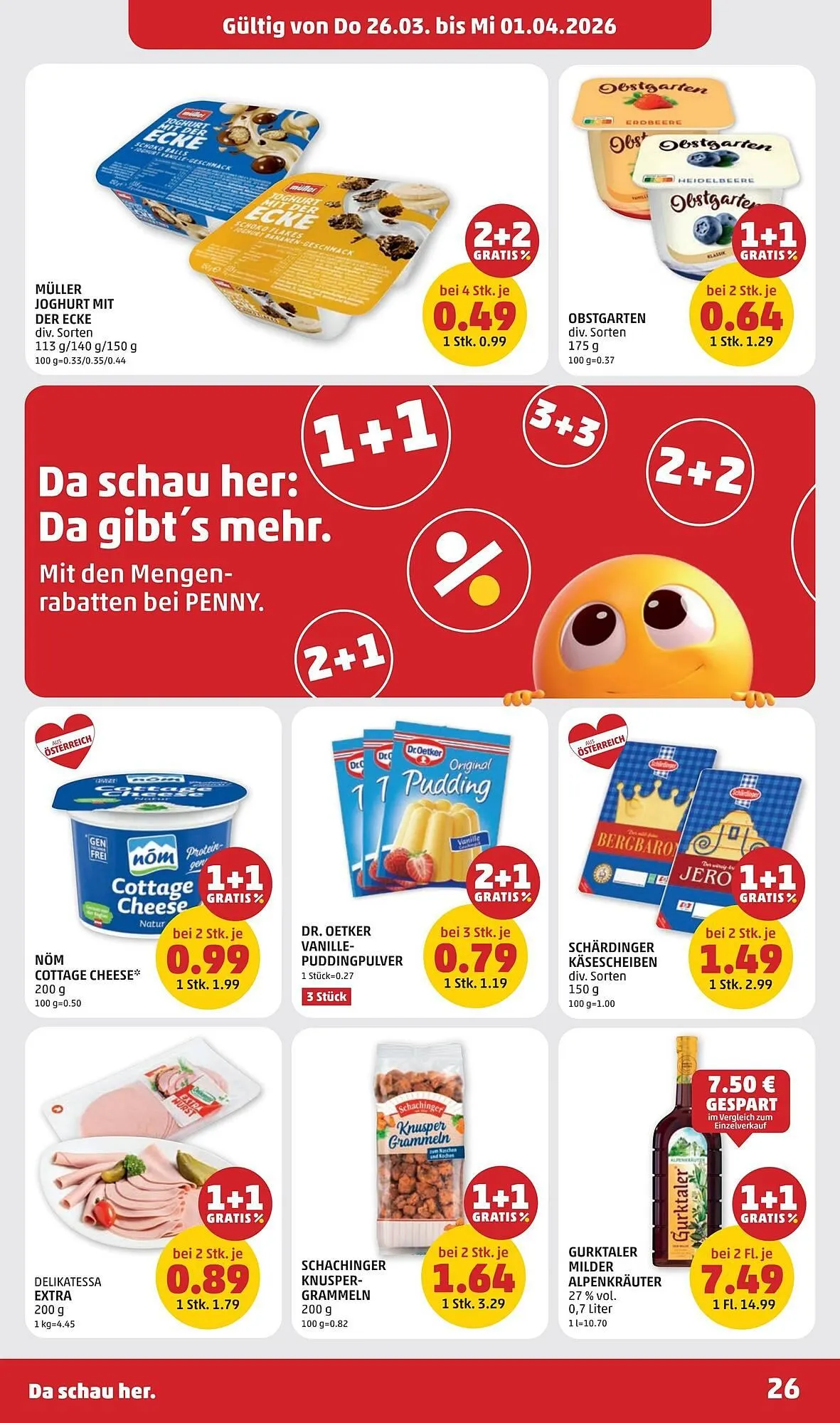 PENNY Flugblatt von 26. März bis 1. April 2026 - Flugblätt seite  26