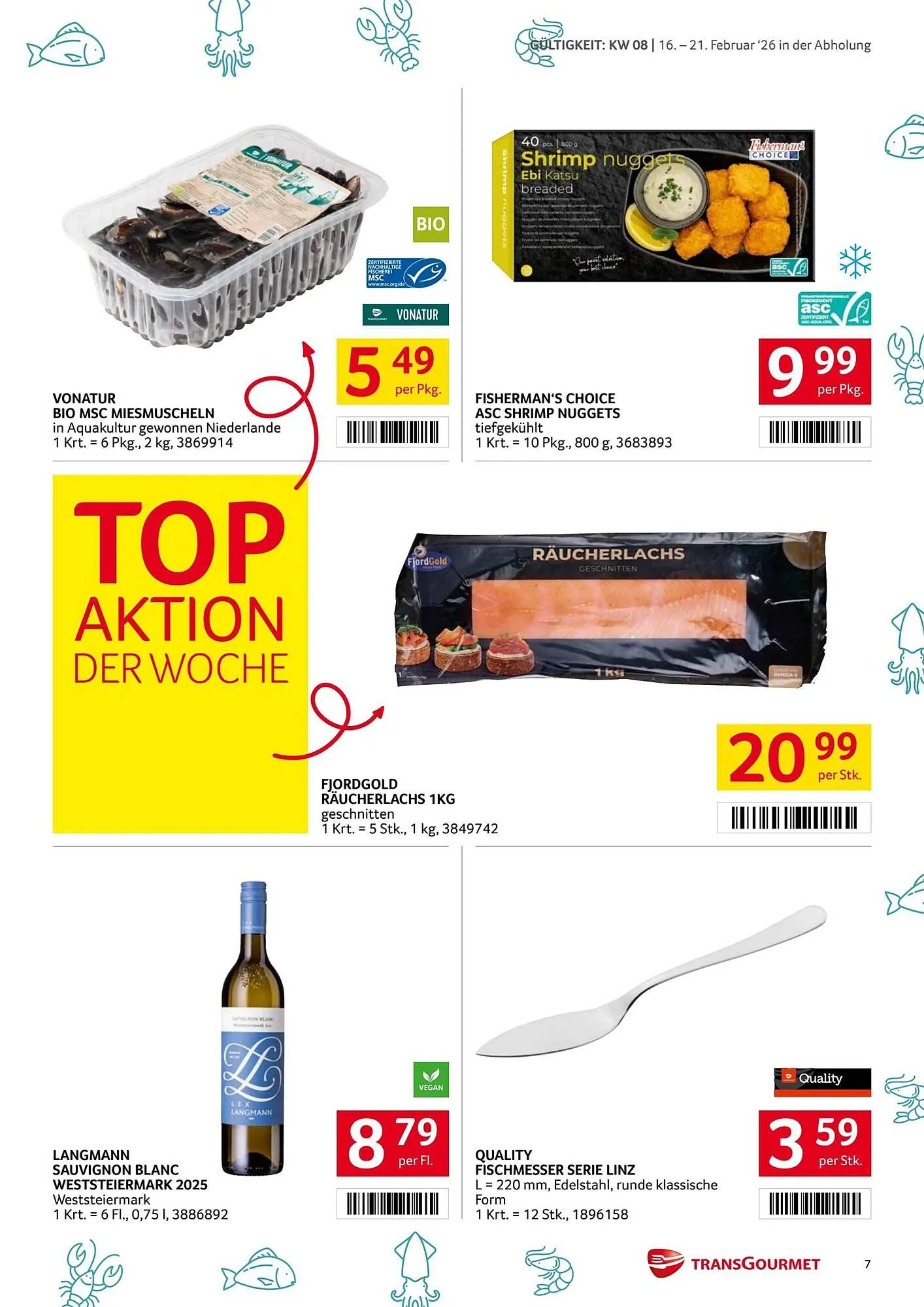 Transgourmet Flugblatt von 16. Februar bis 22. Februar 2026 - Flugblätt seite  7