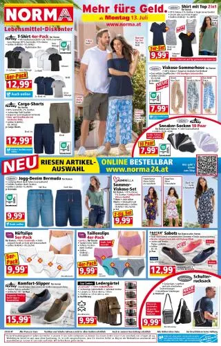 Norma Flugblatt von 13. Juli bis 19. Juli 2026 - Flugblätt seite 1