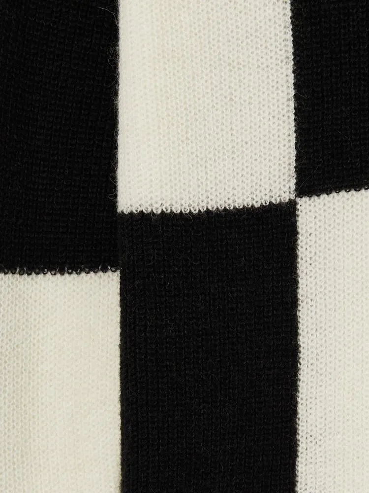 Reiss – Amelia – Pullover aus Wolle und Alpaka mit Colourblock-Intarsia