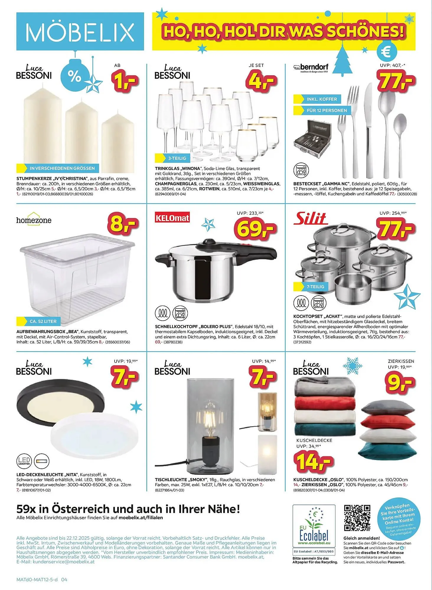 Möbelix Prospekt von 16. Dezember bis 22. Dezember 2025 - Flugblätt seite  4