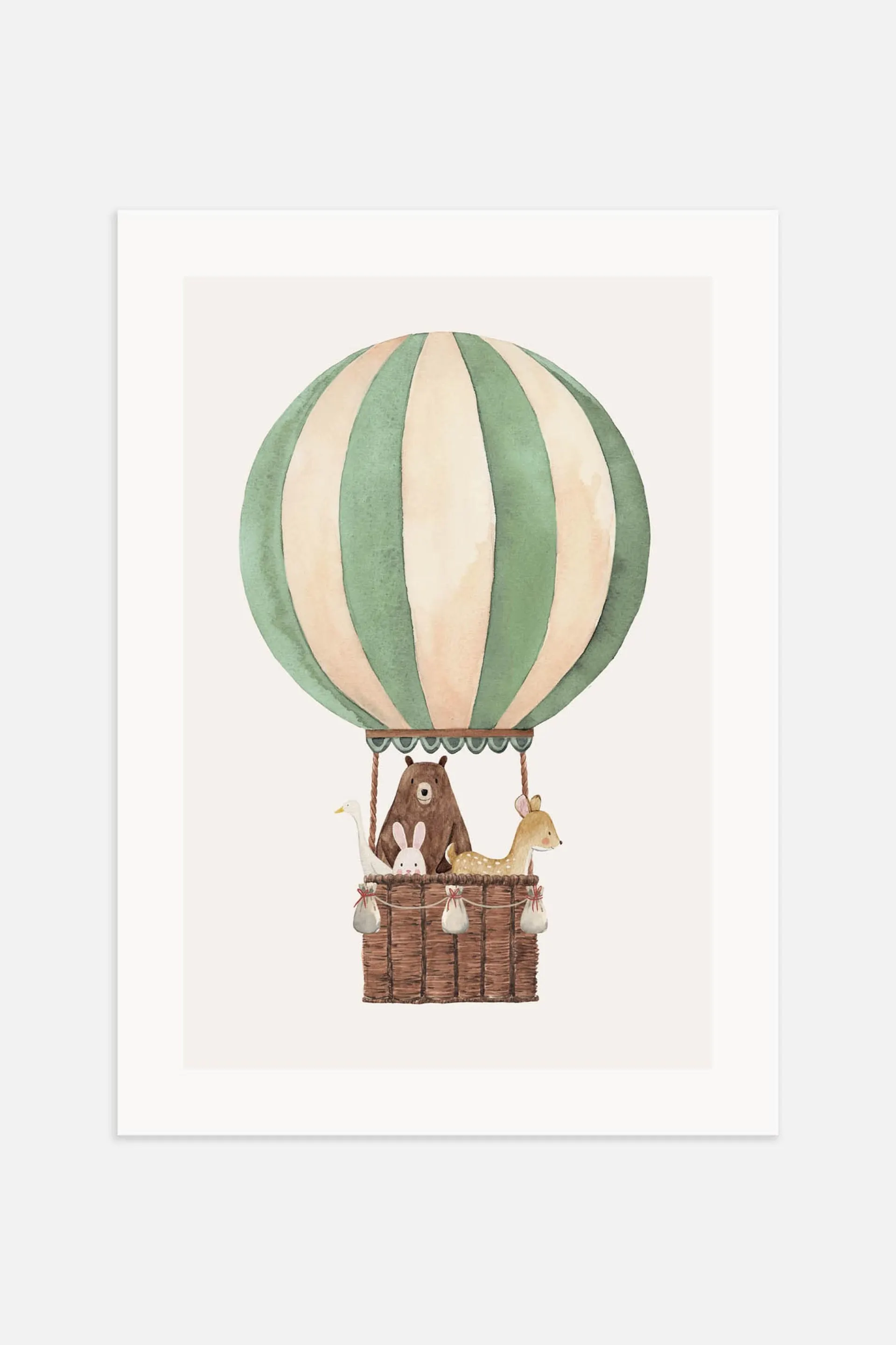 The Green Balloon Ride Poster