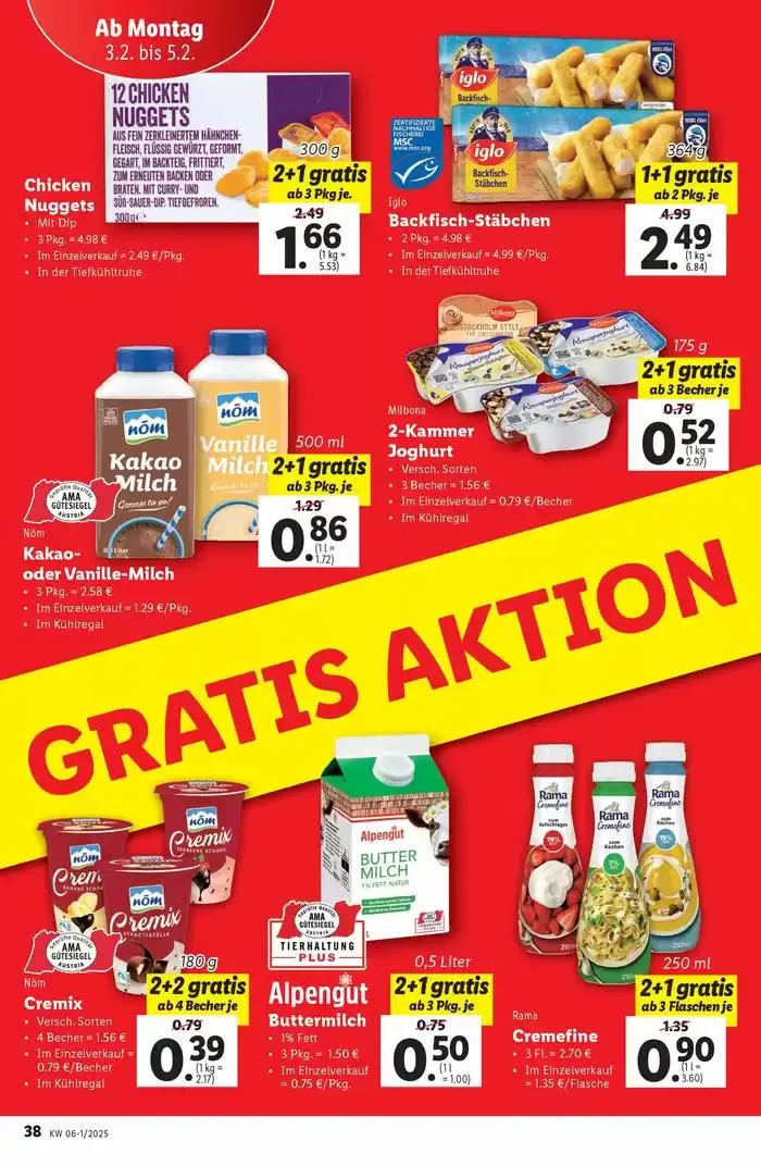 Tolles Angebot für alle Kunden von 30. Jänner bis 5. Februar 2025 - Flugblätt seite  42