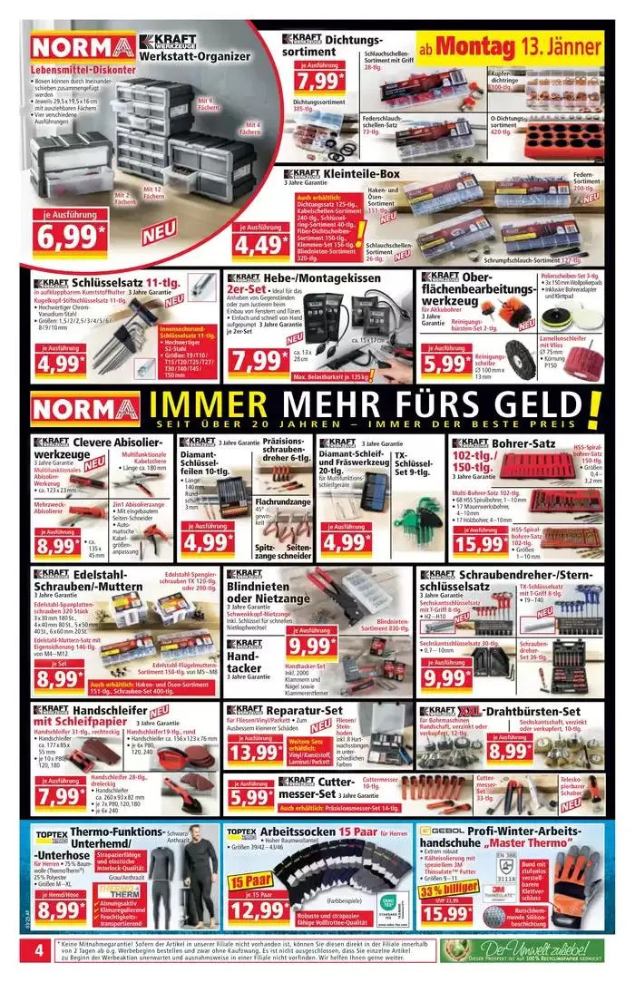 Unsere besten Schnäppchen von 13. Jänner bis 17. Jänner 2025 - Flugblätt seite 4