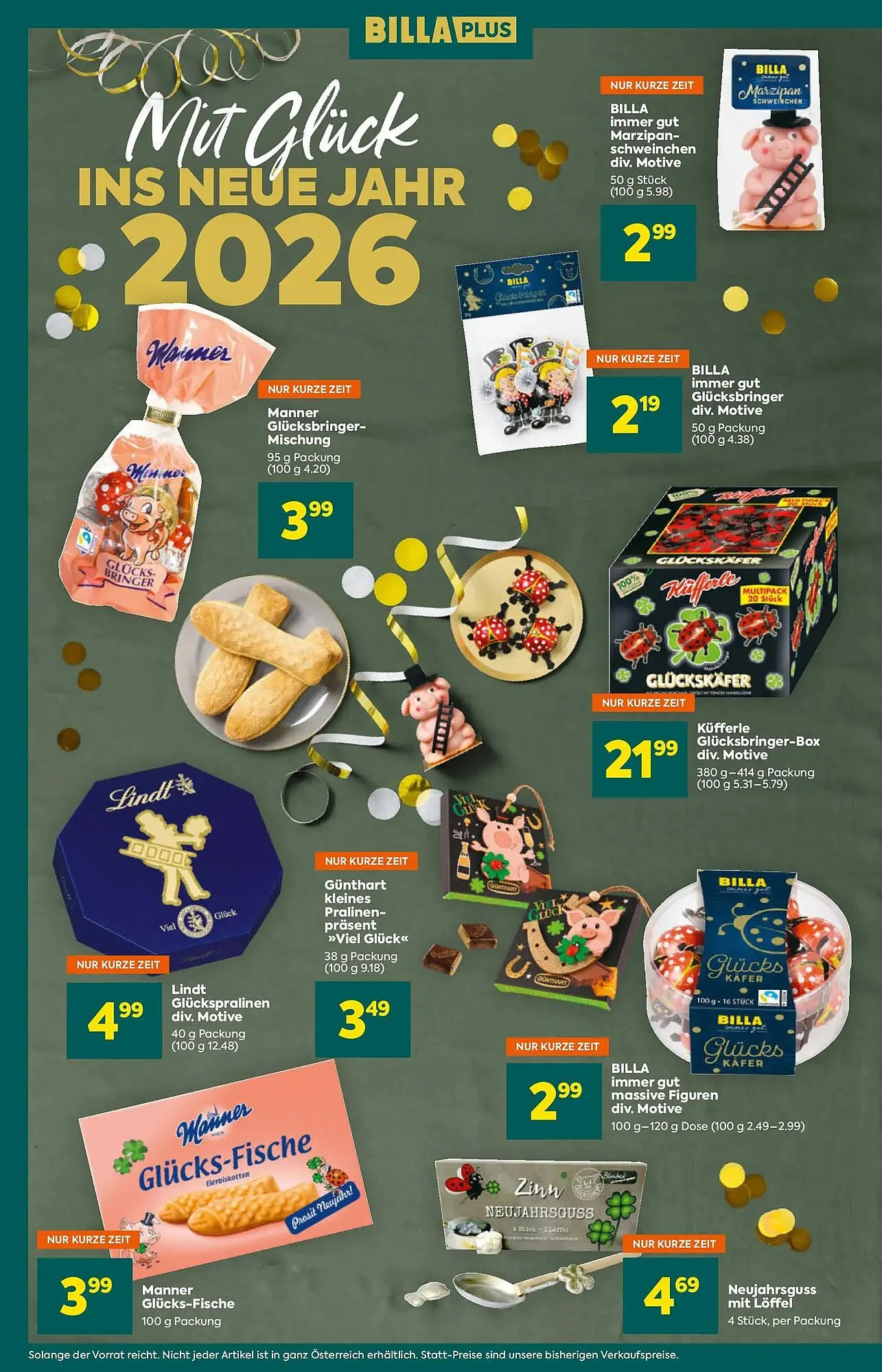 Billa Flugblatt von 27. Dezember bis 31. Dezember 2025 - Flugblätt seite  8