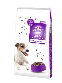 arriba Senior Light 12kg mit Truthahn und Reis