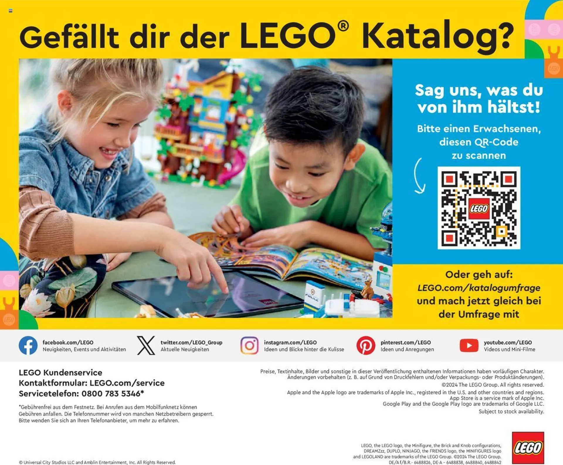 Lego Flugblatt von 4. Jänner bis 30. Juni 2024 - Flugblätt seite 124