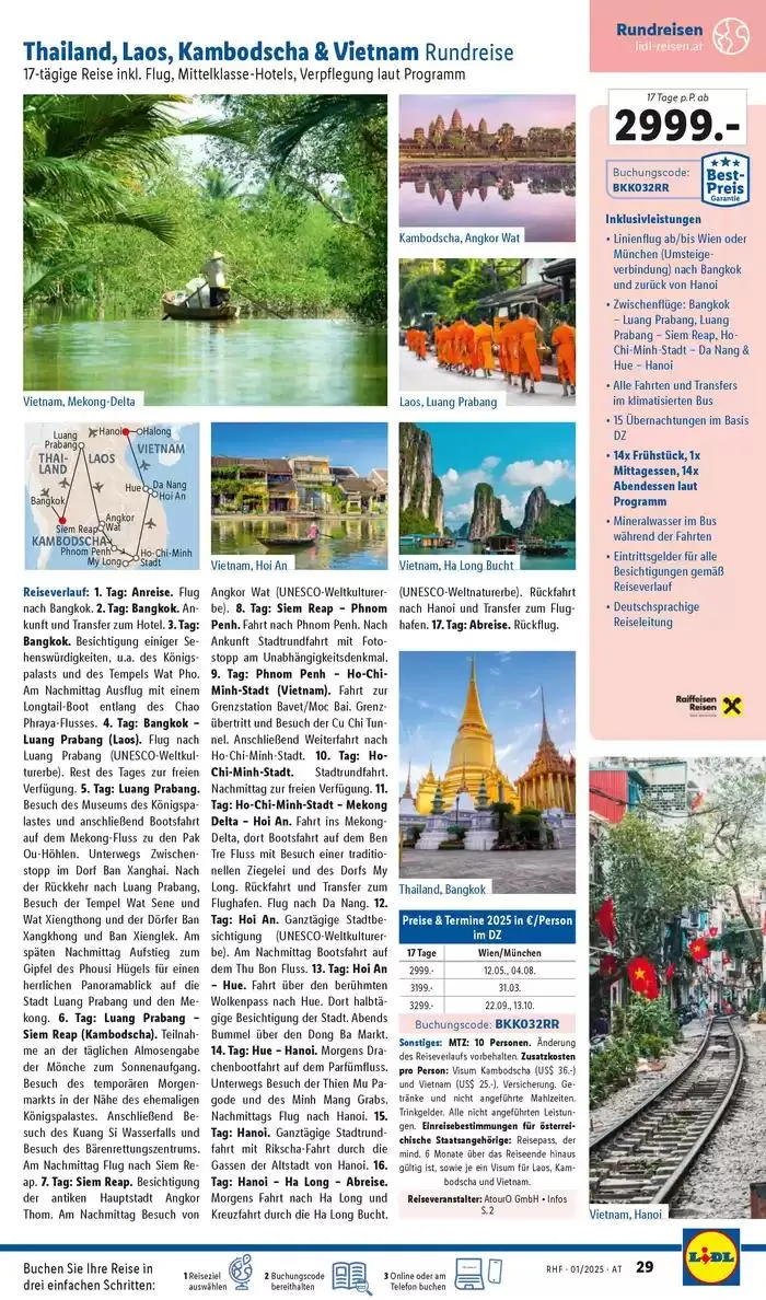 Aktuelle Reiseprospekte Hauptprospekt Jänner von 30. Dezember bis 31. Jänner 2025 - Flugblätt seite 29
