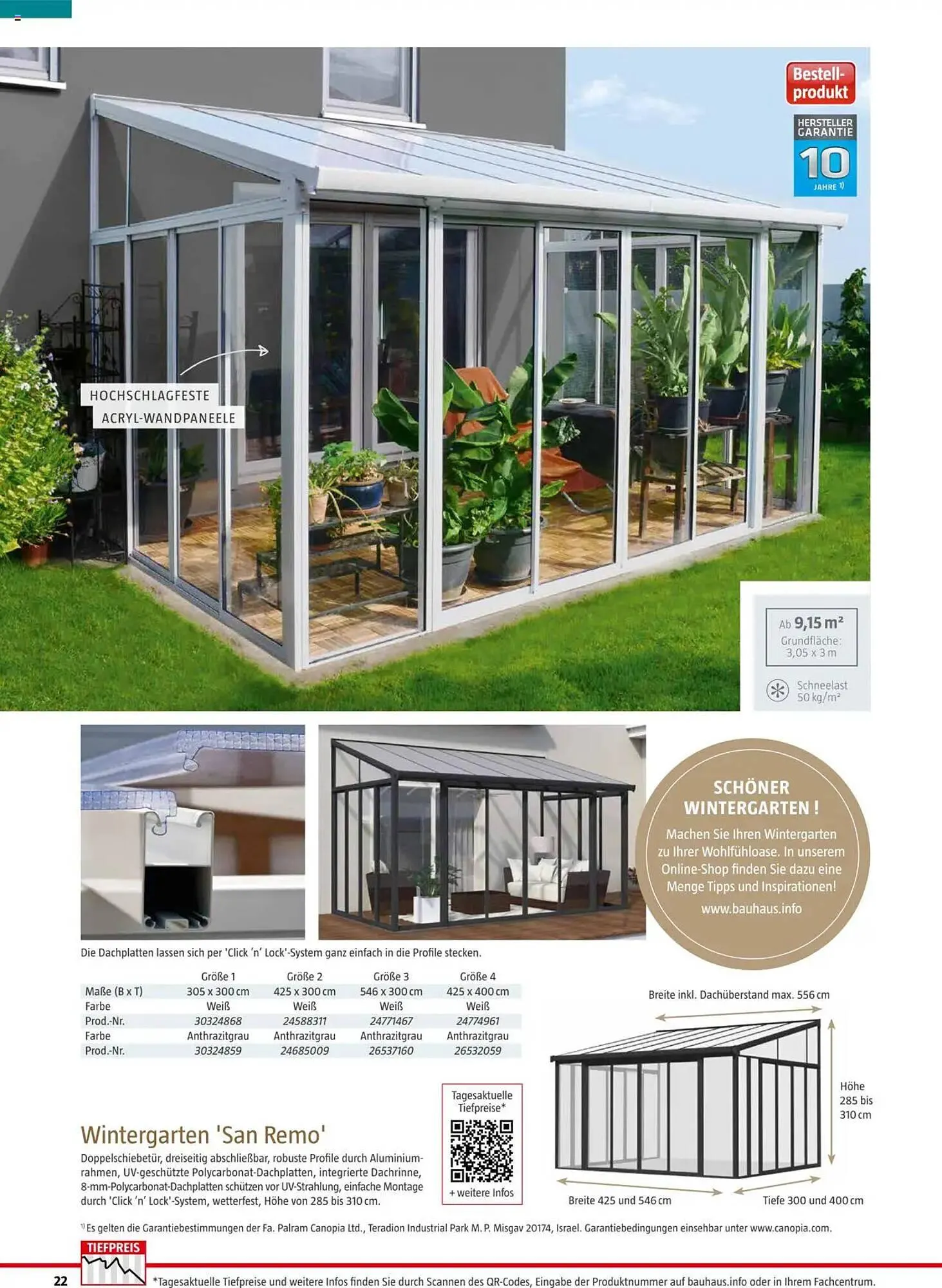 Bauhaus Flugblatt von 4. März bis 31. Dezember 2025 - Flugblätt seite  22