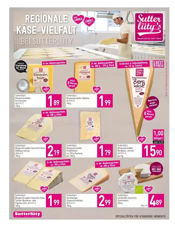 Sutterlüty flugblatt von 16. Jänner bis 22. Jänner 2025 - Flugblätt seite 8